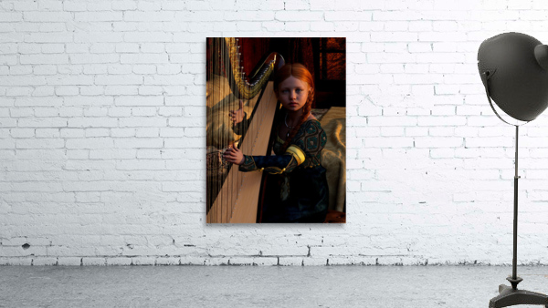 Serenade of the Celtic Harpist  by Kevin Michael VerKamp