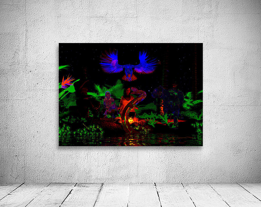 Ayahuasca - Masculine and Feminine Energy Enhanced Wall Preview