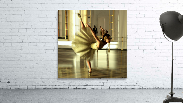 Ballet Practice - Degas Little Dancer Tribute Wall Preview