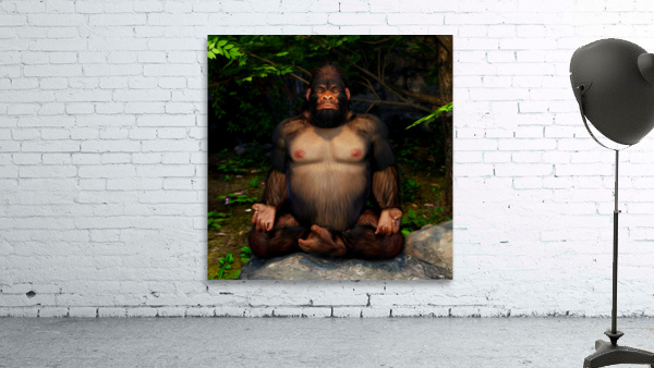 Yo-Gorilla - Transitioning through Meditation Wall Preview