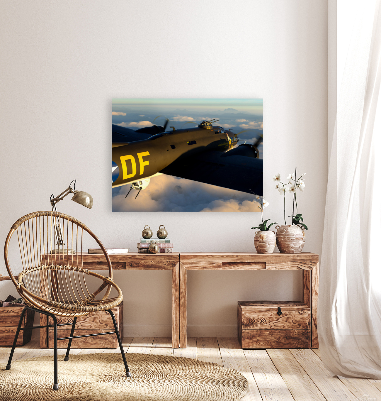 Boeing B-17 Flying Fortress Color Reproduction