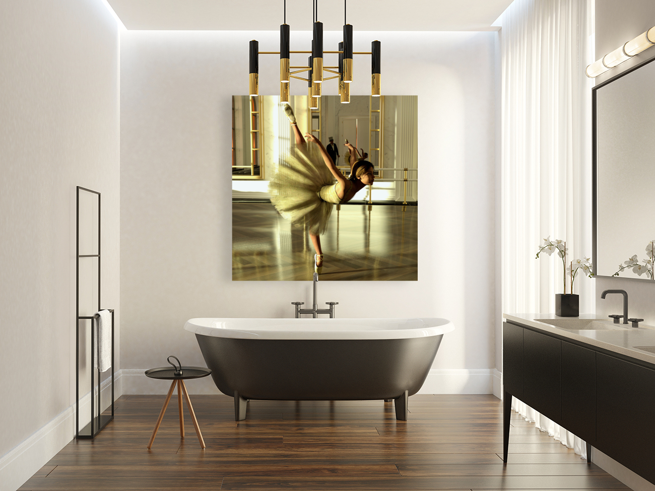 Ballet Practice - Degas Little Dancer Tribute Reproduction