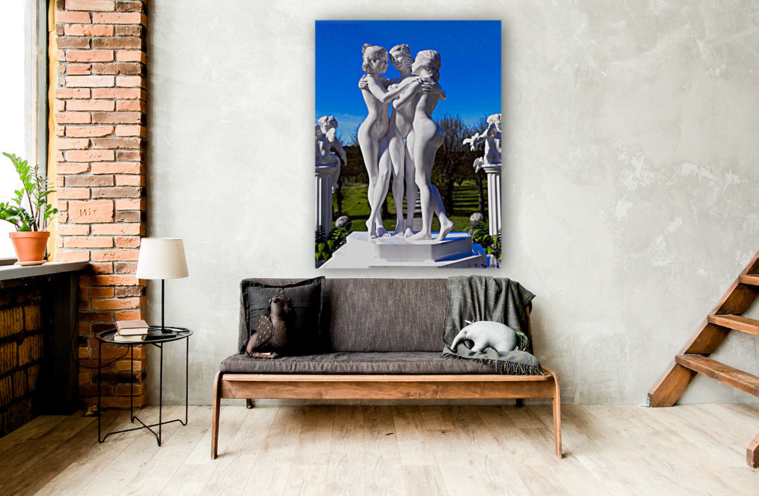 The Tree Graces - Grace Beauty Charm - Aglaia Euphrosyne and Thalia Reproduction