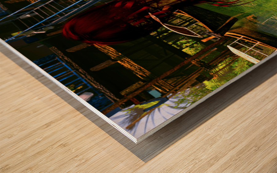 Amazon River Ghost - End of a Culture Wood print