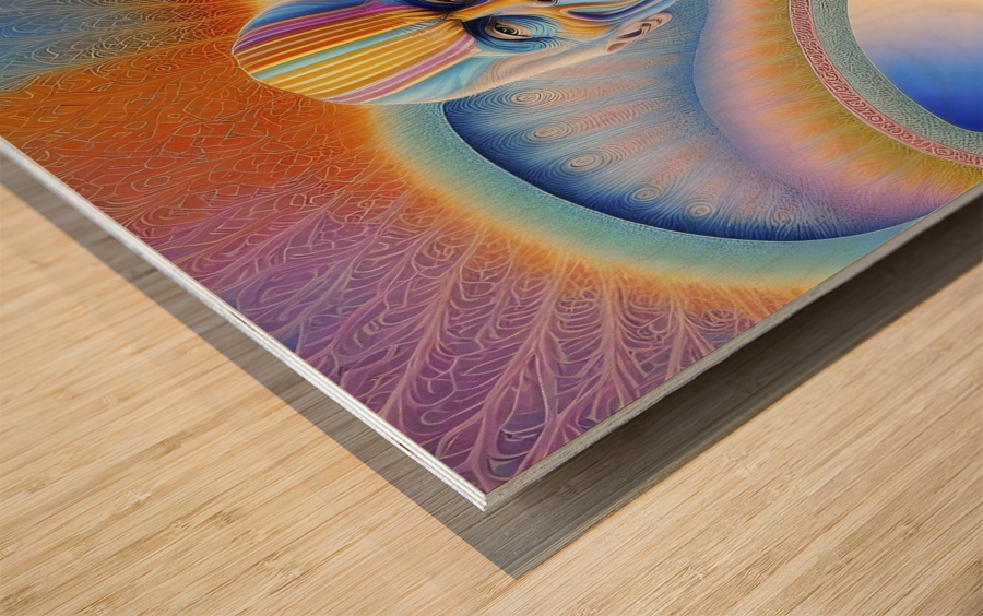 Self Portrait Wood print