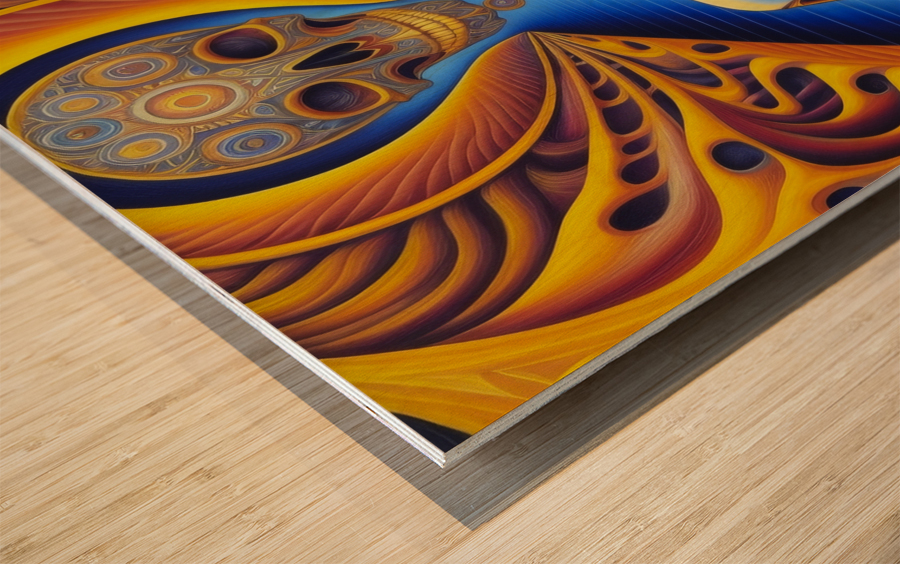 Body and Soul Wood print