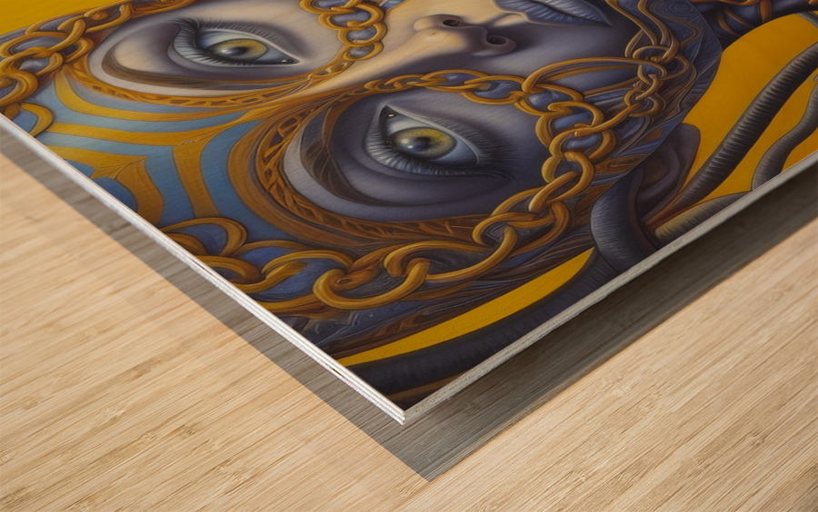 Chains of Responsibility with Freedom Wood print