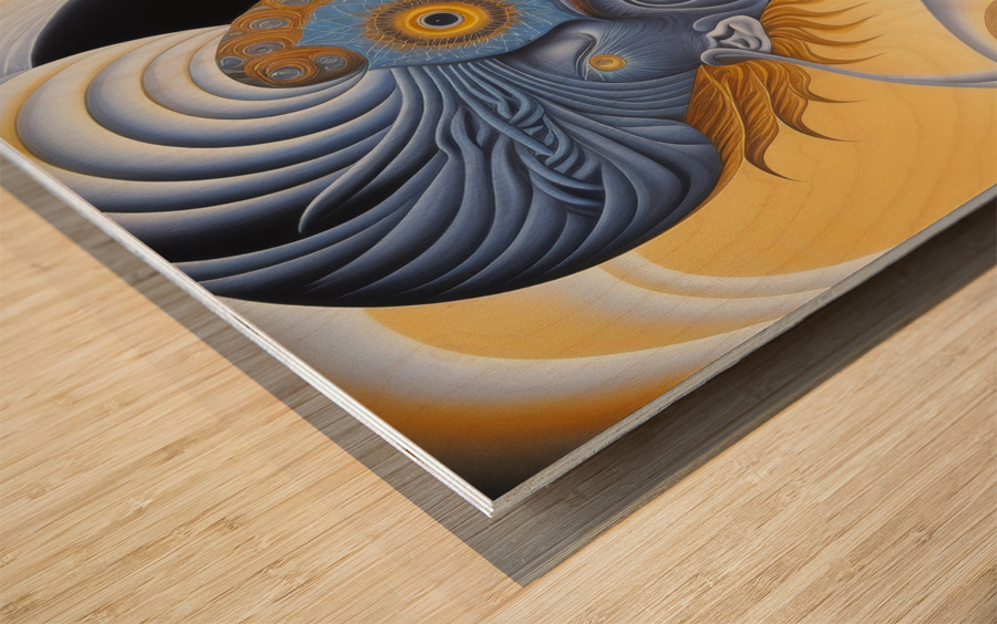 Alone Not Lonely Wood print