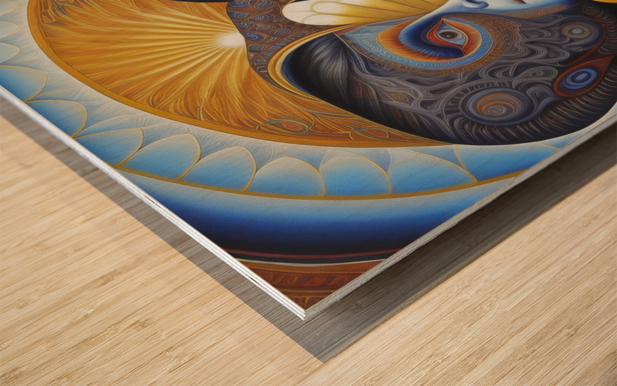 Artistry of Conversation Wood print