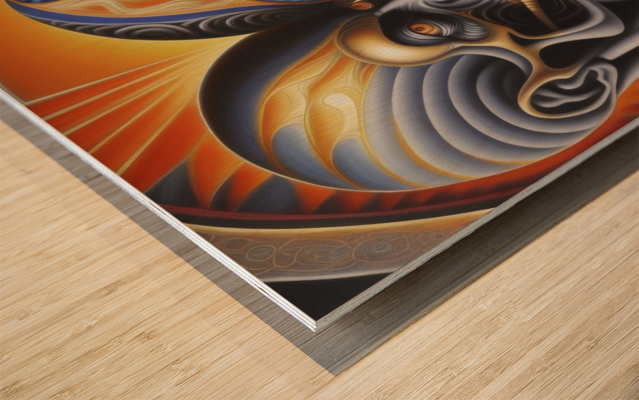 Conflict and Resolution 2 Wood print