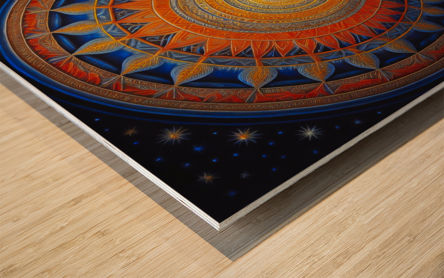 Mind Full of Mindfulness Wood print