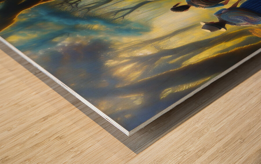 middleschool19 Wood print